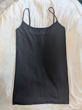 Women’s Black Spaghetti Strap Tank Top